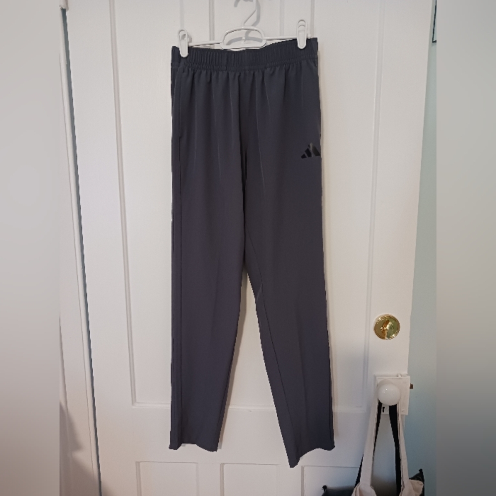 Adidas Boy's Gray Athletic Pants